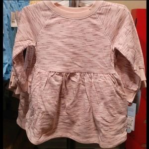 NWT Light Pink Cat & Jack dress w/ pockets (light sweatshirt material)